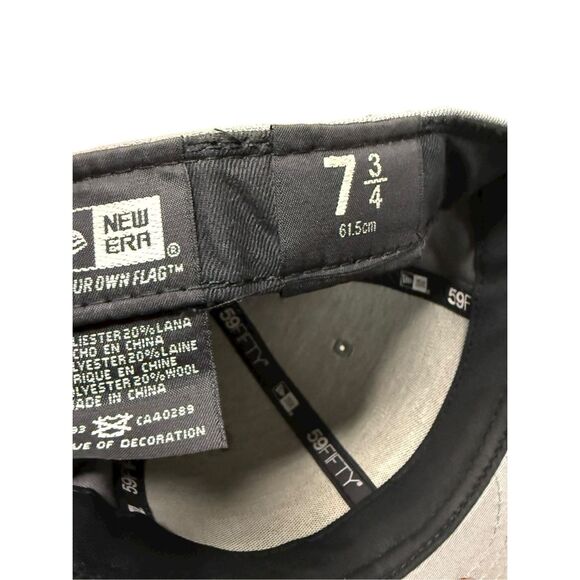 LA Angels Gray City Connect Remix 60th Anniversary Gray New Era 7 3/4 Fitted Hat - Picture 6 of 7